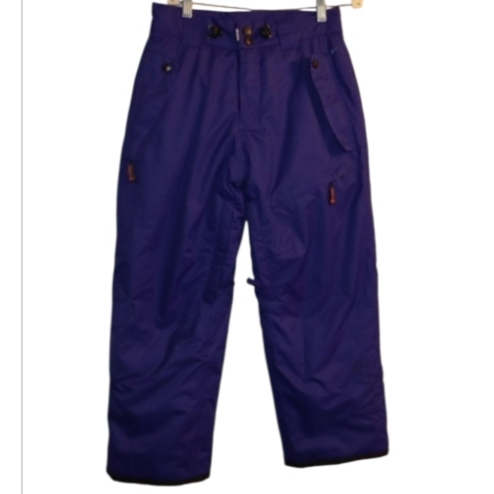Liquid FreeRider Ski Snow Snowboard Pants Purple Medium Zip Pockets Kids